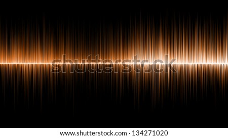 Abstract orange wave colours background
