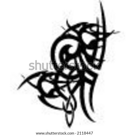 Vector Abstract Tribal Tattoo - 2118447 : Shutterstock Vector Abstract Tribal Tattoo - 2118447 : Shutterstock