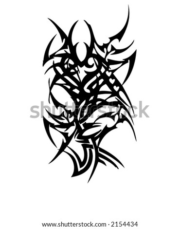 stock vector Tribal Vector Tattoo