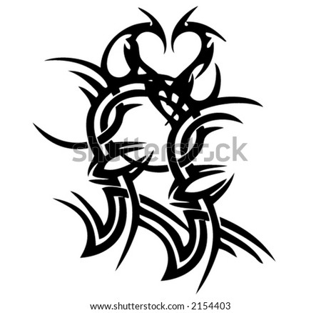 stock vector Tribal Vector Tattoo