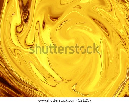 liquid metal gold melted light reflection metallic shine yellow pool swirl hot molten