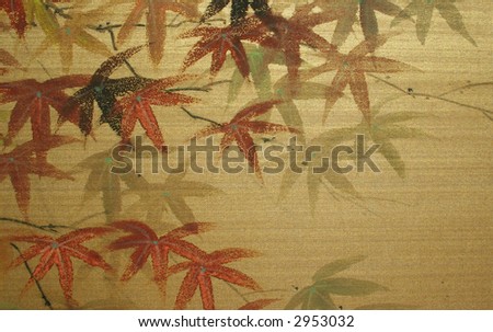 Asian Silk Painting