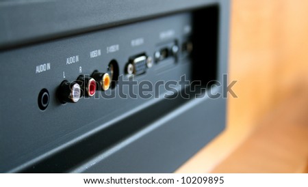 A multi-media port including A/V, PC and digital video inputs