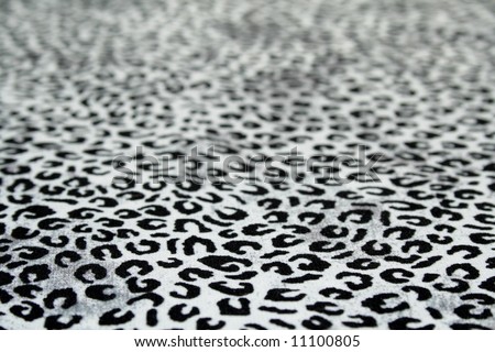 Black and White Leopard Print Background with Simulated Horizon