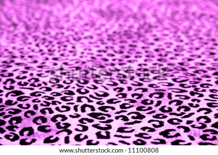 Vintage Wallpaper on Retro Black And Pink Leopard Print Background With Simulated Horizon