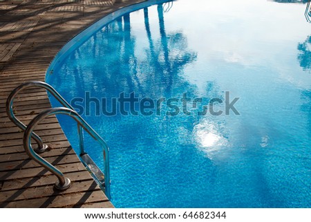 Swimming pool, off season, autumn