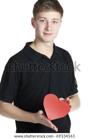 Heart shaped hands billboard