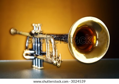 An old trumpet