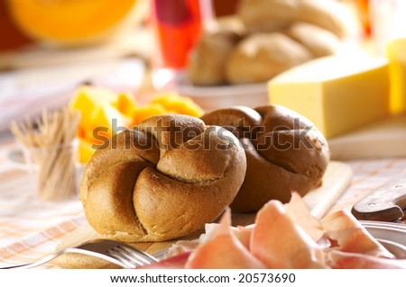 Kaiser bread for breakfast