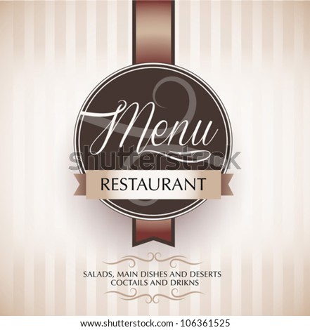 Restaurant menu design template vector Restaurant menu design template vector