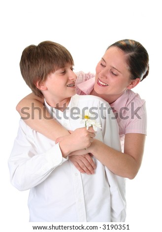mum and boy