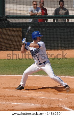 European Championship Qualifier, 09 to 12 Jul 2008 Abrantes, Portugal, Greece vs Russia (Final) - Greece PANAGOTACOS batting against Russia - Final result Greece 5 - Russia 0