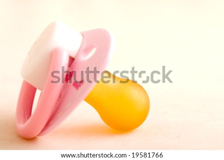 Baby rubber pacifier