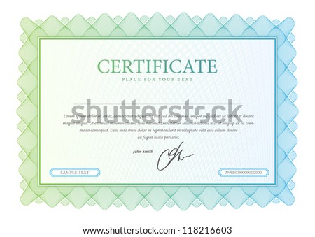 Vector pattern that is used in currency and diplomas Vector pattern that is used in currency and diplomas