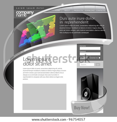 Gray Website Template 960 Grid. Gray Website Template 960 Grid.