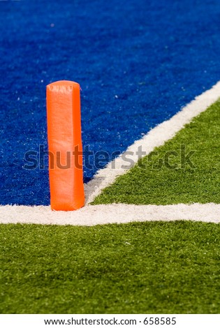 football field goal. stock photo : football field
