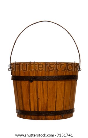 wooden pail