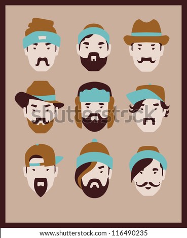 man fashion icon set vector eps 10 man fashion icon set vector eps 10