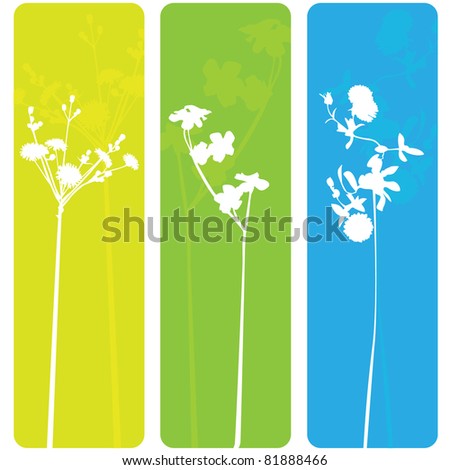 spring flower banners