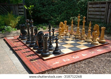 Most chess board in the park