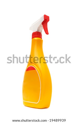 cleaning agent isolated on a white background