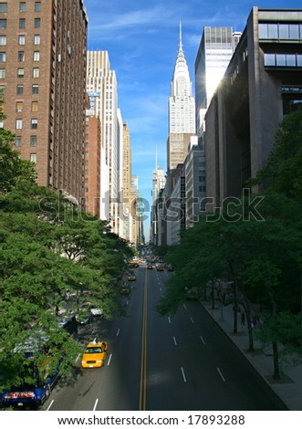 new york city street. Street in New York City