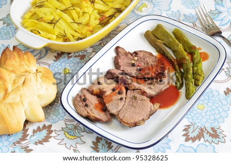 Lamb And Asparagus