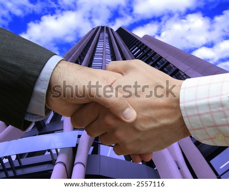 Great left-handed handshake
