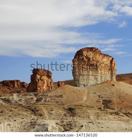 beautiful mountains in desert. USA