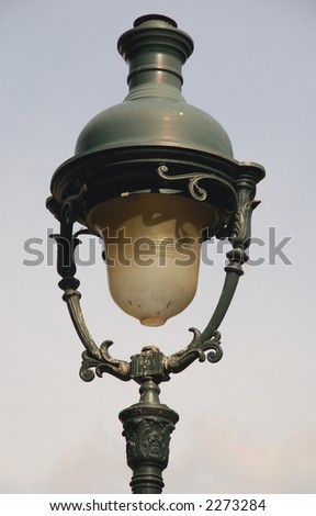 Old street lamp in Paris