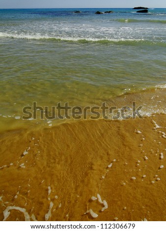 Gentle Waves on the Beach