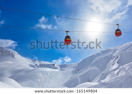 Mountains Ski Resort Kaprun Austria - Nature And Sport Background