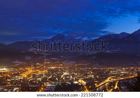 Innsbruck Austria - architecture and nature background