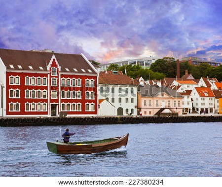 Stavanger Norway - architecture and travel background