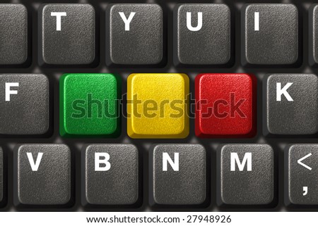 Clip Art Keyboard. blank computer keyboard