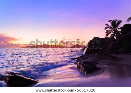 tropical beach sunset wallpaper. girlfriend Sunset Beach