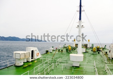 deck of the ship