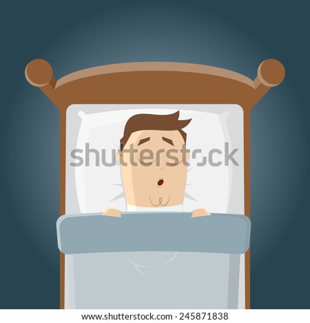 A Person Sleeping clip art Free Vector / 4Vector