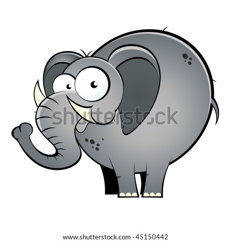 cartoon fat elephant
