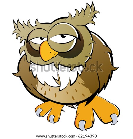 owl caricature