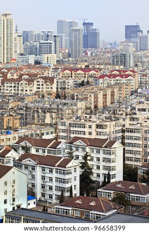 QINGDAO - FEB. 29: Cityscape on Feb. 29, 2012 in Qingdao. Qingdao is a major city with a population of over 8.715 million (2010 census) in eastern Shandong province, Eastern China.