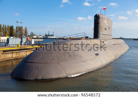 Polish Submarine Stock Photo 96548572 : Shutterstock