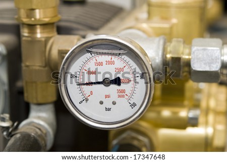 manometer of a high pressure