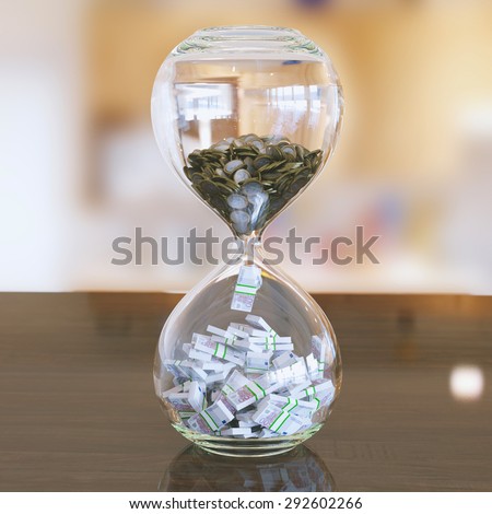 time is money (interior version with bokeh) center composition