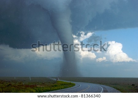Tornado and Large Hail near the Southeast Colorado and Northwestern Oklahoma Border