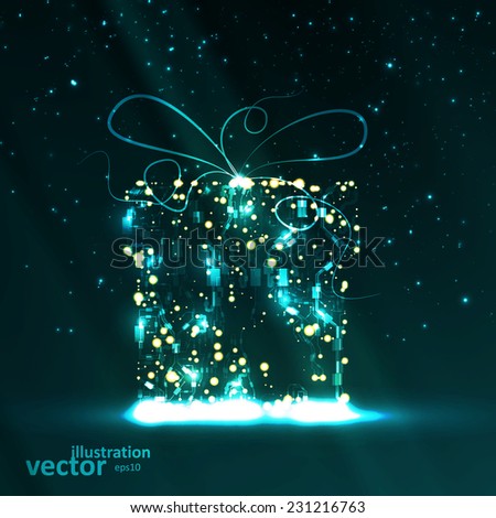 Circuit board vector background technology illustration christmas gift eps10 Circuit board vector background technology illustration christmas gift eps10