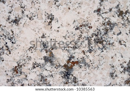 Detail of cracked marble wall
