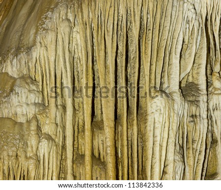 Limestone formations in the Son Doong cave, worlds largest cave, Vietnam