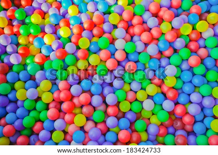 background of many small balls
