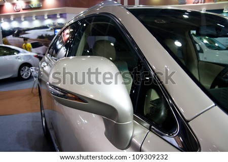 GUANGZHOU, CHINA - JUL 29: LEXUS RX270 car on 2012 Guangzhou Imported Luxury Automobile Exhibition,on July 29, 2012 in Guangzhou China,This is a large international car exhibition